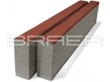 Бордюр тротуарный БРАЕР БР 100.20.8, Красный