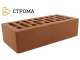 Облицовочный кирпич одинарный 1НФ Терракотовый гладкий, Строма