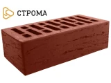 Облицовочный кирпич полуторный утолщенный 1,4 НФ Бордо рустик, Строма