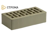 Облицовочный кирпич одинарный 1НФ Грифель гладкий, Строма